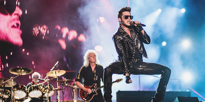 Adam Lambert mostra que há Queen além de Mercury