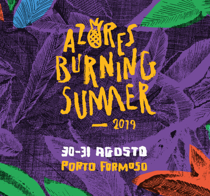 Cartaz incrível no Azores Burning Summer 2019